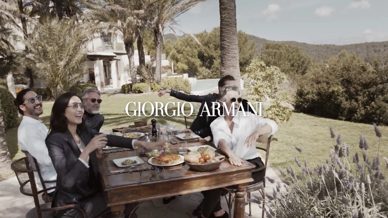 Giorgio Armani Eyewear FW18-19 Advertising Campaign - Lunch with family